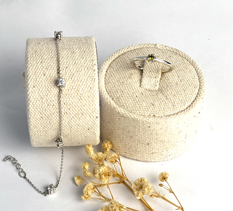 Zilveren armband met witte zirkonia's - Afbeelding 2