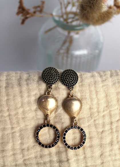 Oorbellen fantasie - Vintage goud