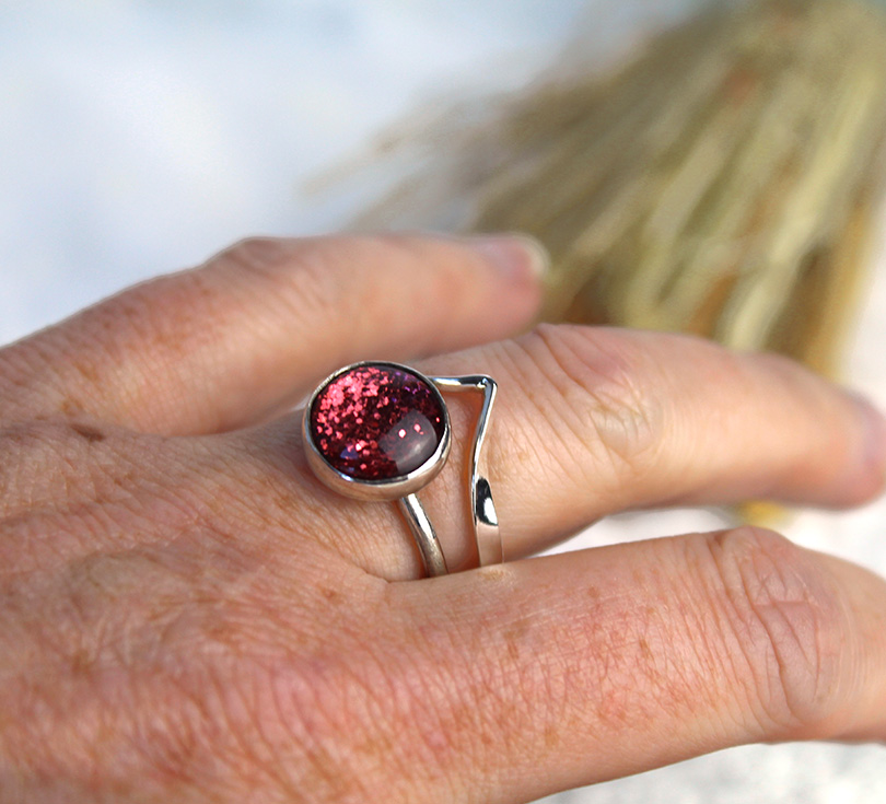 Zilveren Wish-ring - Afbeelding 4